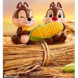 Pop Mart Chip 'N' Dale Delicious Corn AUTHENTIC Fun-Loving Brothers Figure NIB!